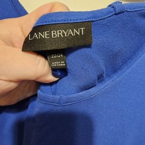 22/24 blue dress with criss cross back